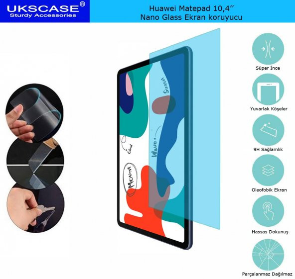 Huawei Matepad 10.4'' Nano Glass Ekran Koruyucu