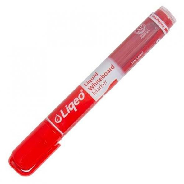 LIQEO BEYAZ TAHTA KALEMI KIRMIZI (W-2127-080) - 2