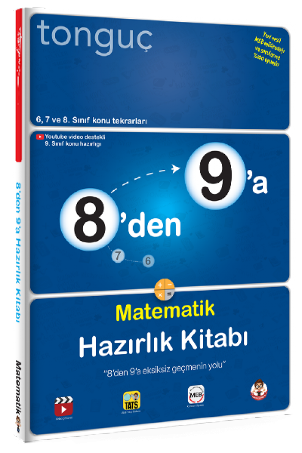Tonguç Yayınları 8den 9a Matematik Hazırlık Kitabı - 1