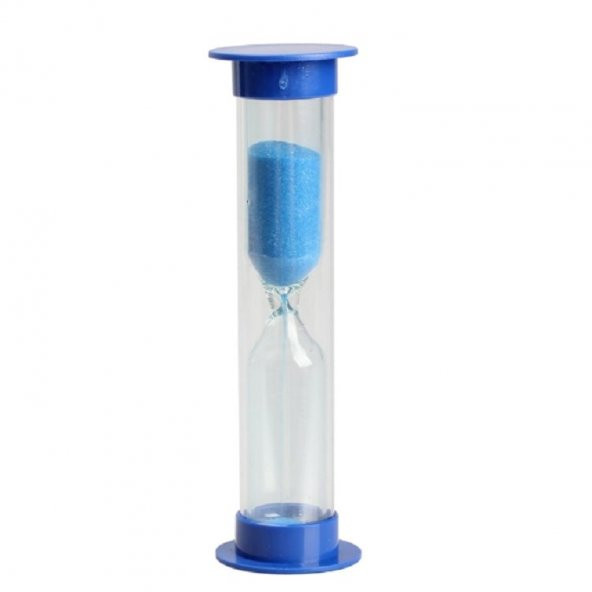 Mini Plastik Kum Saati, Tabu Oyun için Saat 8 cm Boyutlu - 1 Adet