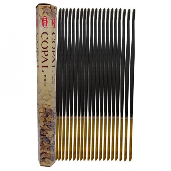 Doğal Reçine Sakızı Kokulu 20 Çubuk Tütsü - Copal - 2