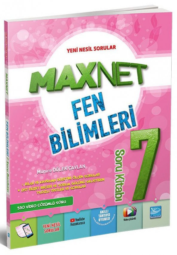 Karaca Eğitim Yayınları MaxNet 7. Sınıf Fen Bilimleri Soru Kitabı