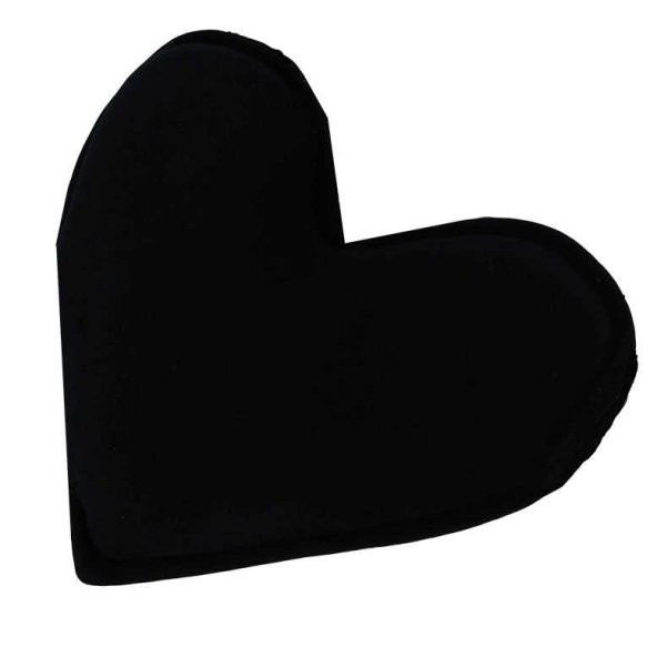 Tuz Yastığı Kalp Desenli Siyah 1-2 Kg