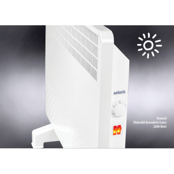 SOLARİS KIP4570 2000 W Manuel Konvektör Isıtıcı AYAKLI - İvigo markasının bir modelidir - - 5