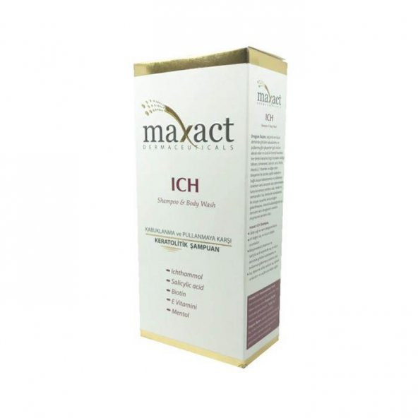 Maxact Ich Keratolitik Şampuan 250 ml