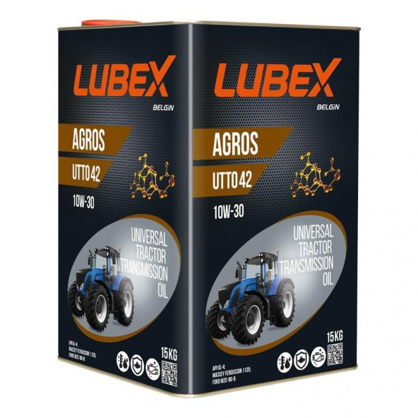 Lubex Agros Utto 42 15 KG Çok Amaçlı Traktör Şanzıman Yağı