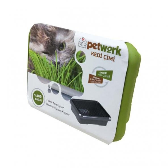 Petwork Kedi Çimi Antrasit - 2