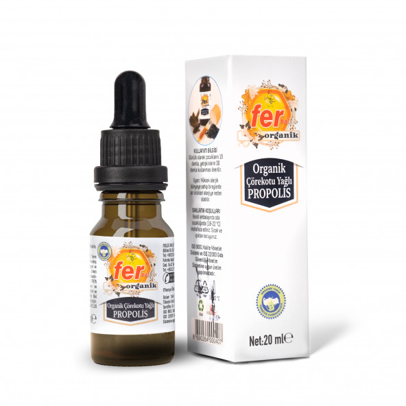 FER ORGANİK ÇÖREKOTU YAĞLI PROPOLİS 20 ML