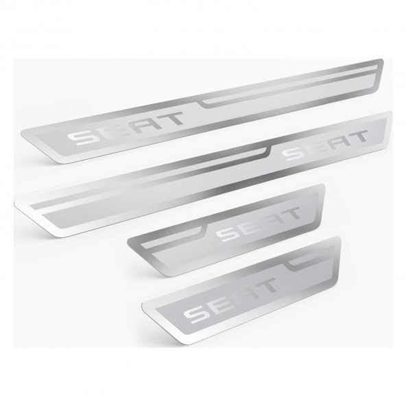 Seat Gümüş Kapı Eşiği, Kapı Karşılama 4lü Set - 3