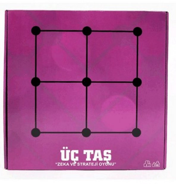 Üç Taş Zeka Oyunu Ahşap - 1