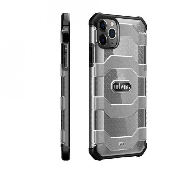 Apple iPhone 12 Pro Max (6.7) Kılıf Wlons Mit Airbag Kaymaz Tasarım Kapak - Resim 8