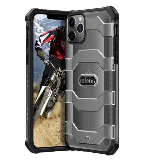 Apple iPhone 12 Pro Max (6.7) Kılıf Wlons Mit Airbag Kaymaz Tasarım Kapak - Resim 10