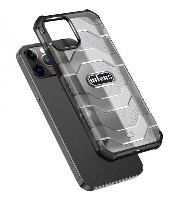Apple iPhone 12 Pro Max (6.7) Kılıf Wlons Mit Airbag Kaymaz Tasarım Kapak - Resim 12