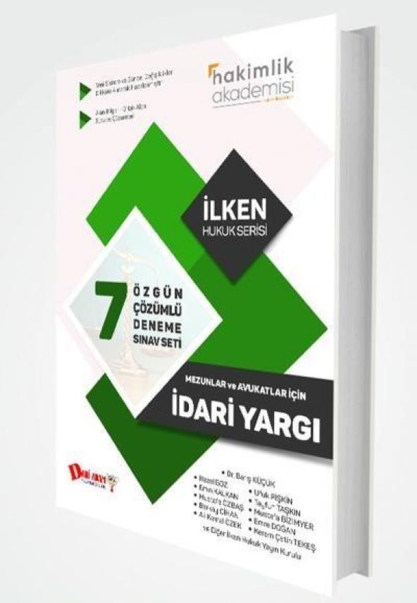 Dahi Adam Hakimlik Akademisi İdari Yargı 7 li Çözümlü Deneme Sınavı-YENİ - 1