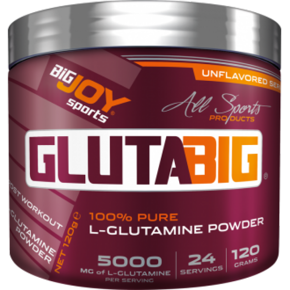 Big Joy Gluta Big  100 Glutamine Powder 120 Gr