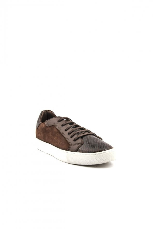Togo 02071 Zn Sneaker Ayakkabı - Kahve-yılan - 2