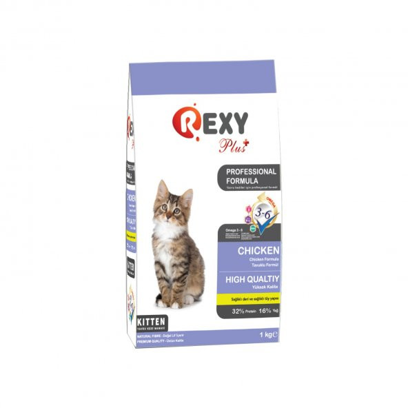 REXY YAVRU KEDİ MAMASI 1KG.