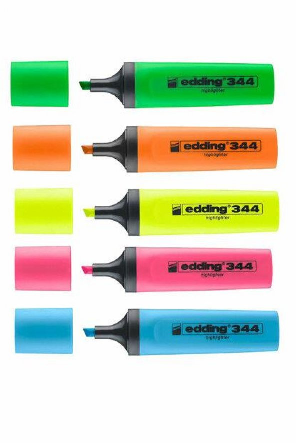 Edding Fosforlu Kalem Karışık Renk 5li E-344