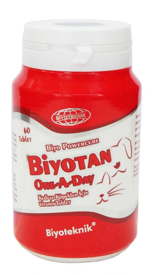 Biyoteknik Biyotan One A Day 60 Tablet