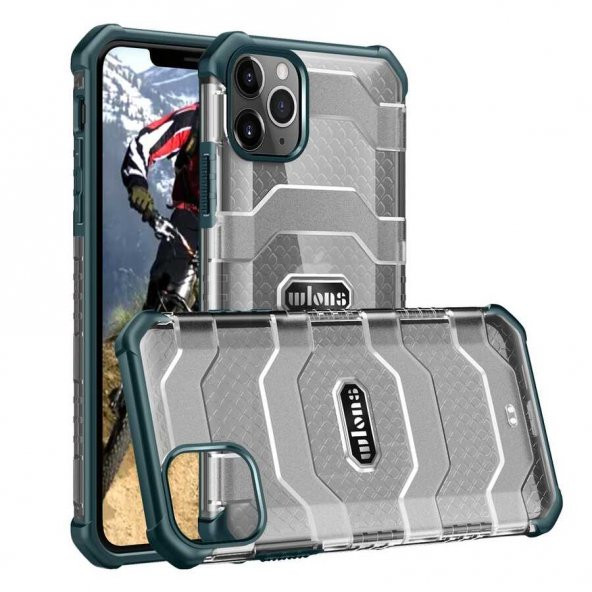 Apple iPhone 12 Max (6.1) Kılıf Wlons Mit Airbag Kaymaz Tasarım Kapak - 3