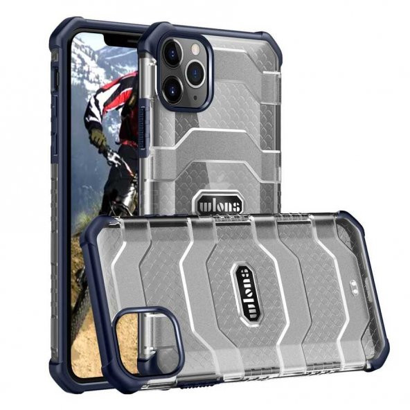Apple iPhone 12 Max (6.1) Kılıf Wlons Mit Airbag Kaymaz Tasarım Kapak - 5