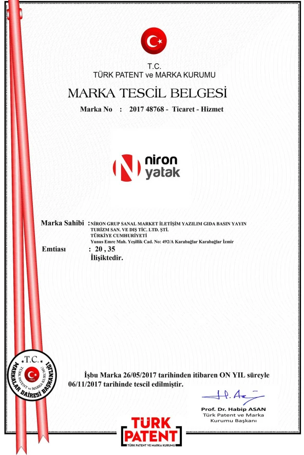 NİRON KATLANIR YATAK KARYOLA BAŞLIK 80x190 cm - 10