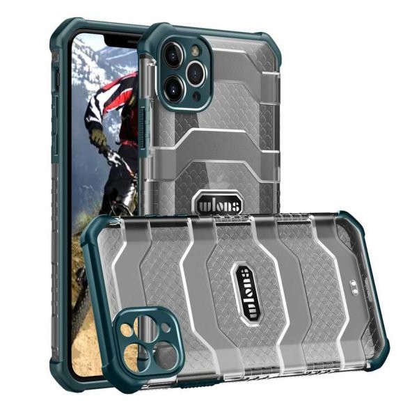 Apple iPhone 11 Pro Max Kılıf Wlons Mit Airbag Kaymaz Tasarım Kapak - 3