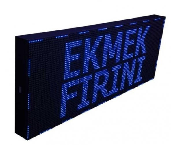 YAKOLED 32X256 CM LED TABELA MAVİ KAYAN YAZI TABELA - 3