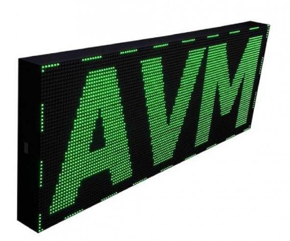 YAKOLED 48X256 CM LED TABELA YEŞİL KAYAN YAZI TABELA - 2