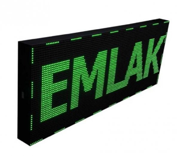 YAKOLED 48X256 CM LED TABELA YEŞİL KAYAN YAZI TABELA - 3