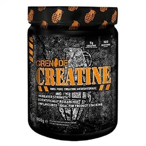 +4 HEDİYE Grenade Creatine %100 Pure Creatine Monohydrate 500 Gr