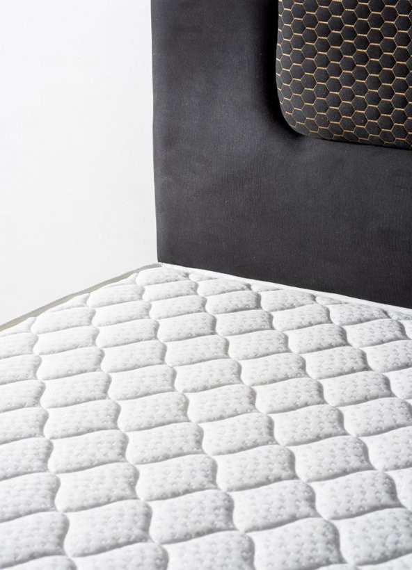 Niron Spring Visco Çift Kişilik Yaylı Visco Yatak 140x190cm Lüks Ergonomik Yatak Hem Yaylı Hem Visco - 9