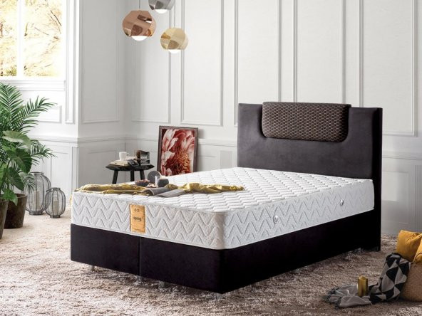 Niron Spring Visco Çift Kişilik Yaylı Visco Yatak 140x190cm Lüks Ergonomik Yatak Hem Yaylı Hem Visco - 3