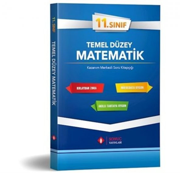 11.sınıf Temel Düzey Matematik Tek Kitap 2021-2022 Sonuç Yayınları
