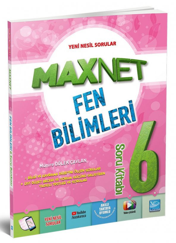 Karaca Eğitim Yayınları MaxNet 6. Sınıf Fen Bilimleri Soru Kitabı