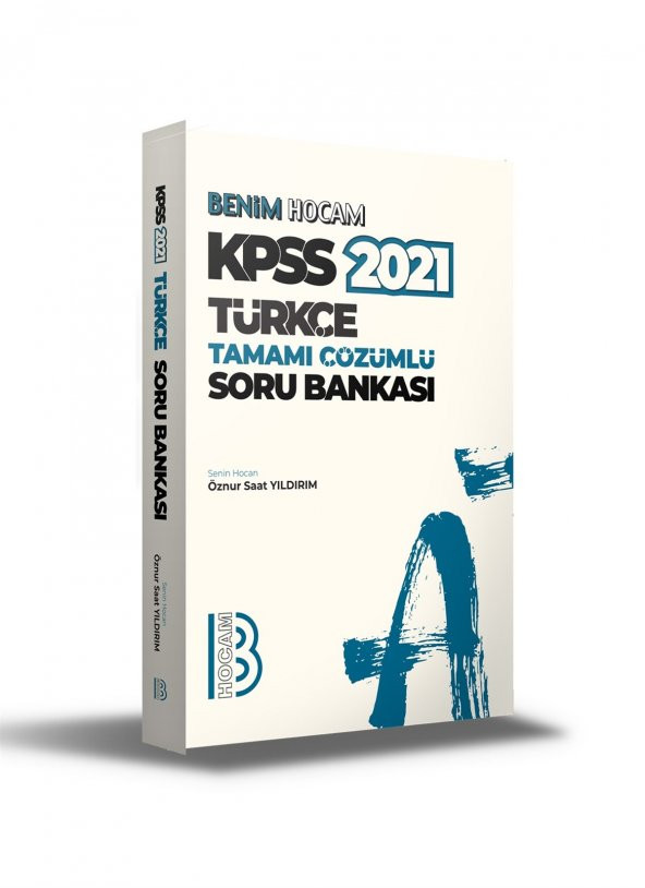 Benim Hocam Yayınları 2021 KPSS Türkçe Tamamı Çözümlü Soru