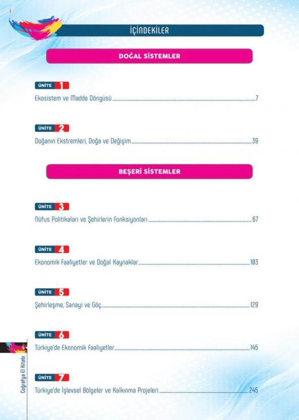 Yanıt Yayınları AYT COĞRAFYA EL KİTABI 2021 - YENİ MÜFREDAT- - Resim 4