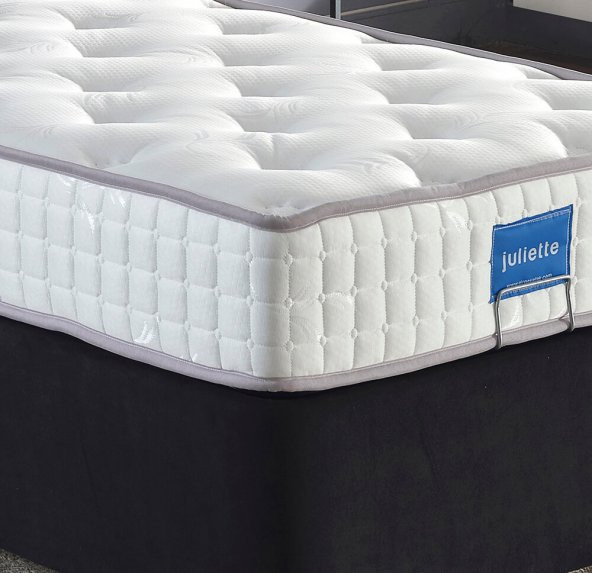 Niron Juliette 90x190 cm Tek Kişilik Yatak Baza Başlık Takımı - Lüks Yatak Seti - 4