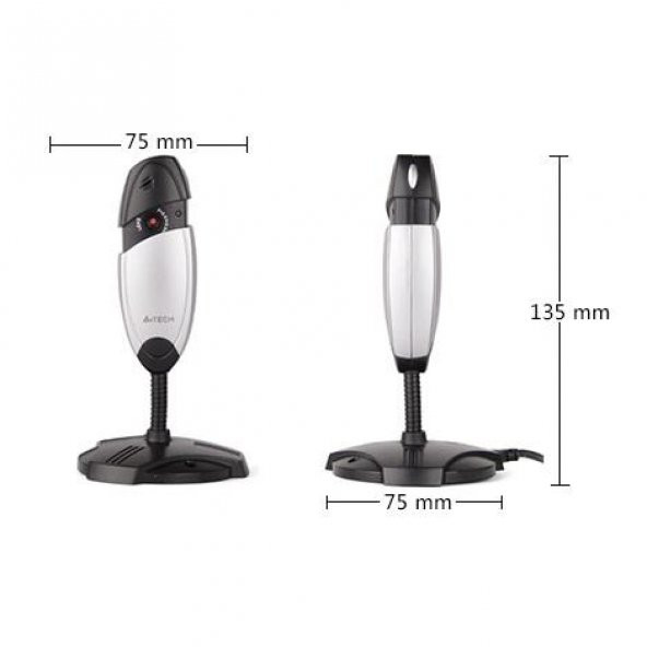 A4 Tech PK-635G Anti-Glare 480p USB Webcam PC Kamera - 3