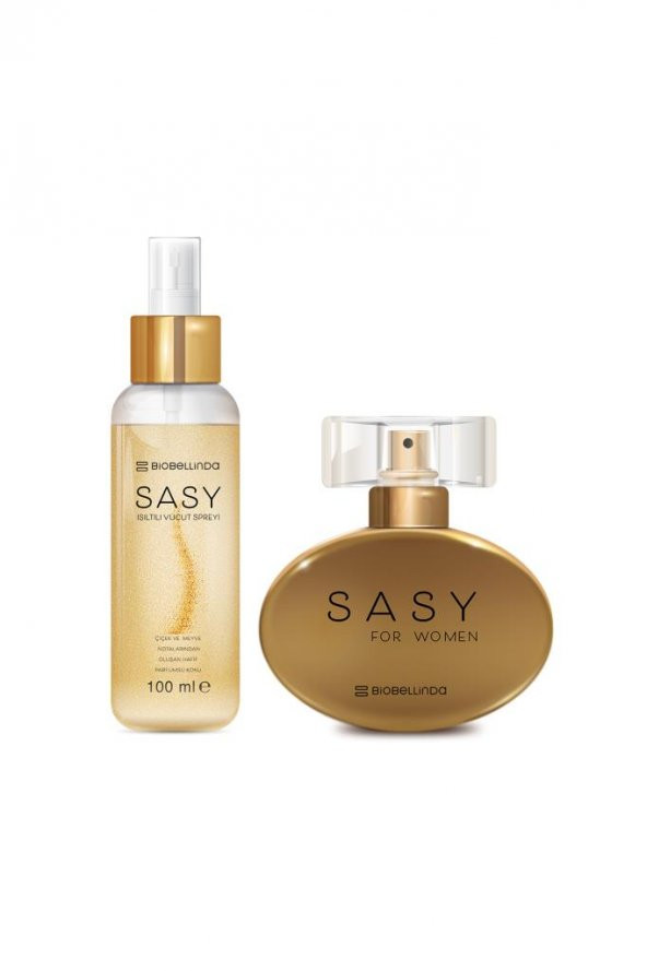 BioBellinda Sasy Eau De Parfume For Women + Işıltılı Vücut Spreyi