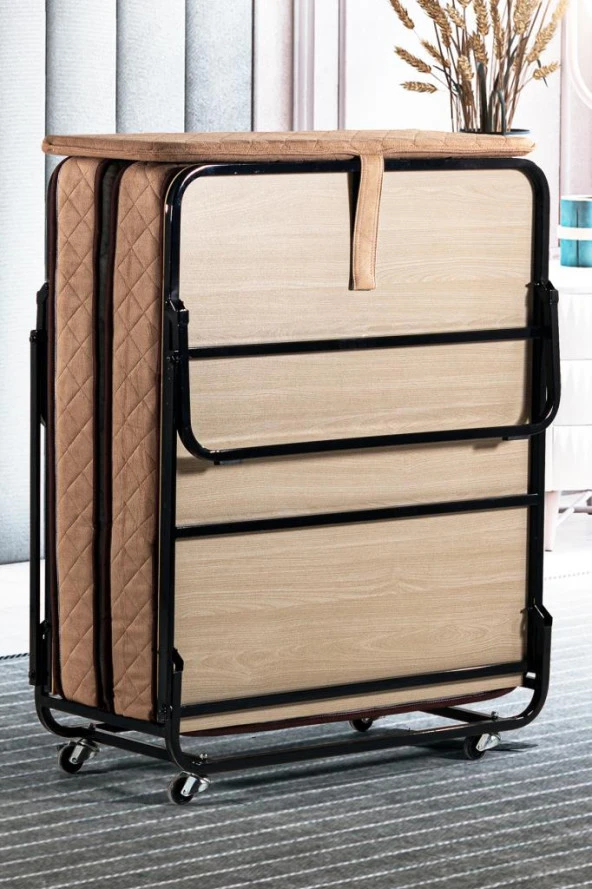 Supreme - Tek Kişilik Katlanabilir Misafir Yatağı - Lüks Katlanır Yatak - 4