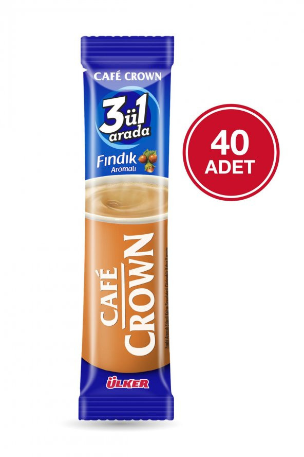 Cafe Crown 3Ü1 Fındık 40 Adet