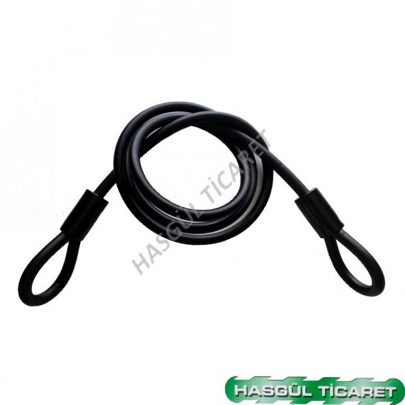 HSGL 12x18cm U-KİLİT  5x180cm ÇELİK HALAT KİLİT SETİ - 4