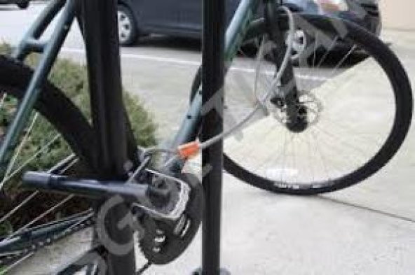 HSGL 12x18cm U-KİLİT  5x180cm ÇELİK HALAT KİLİT SETİ - 6