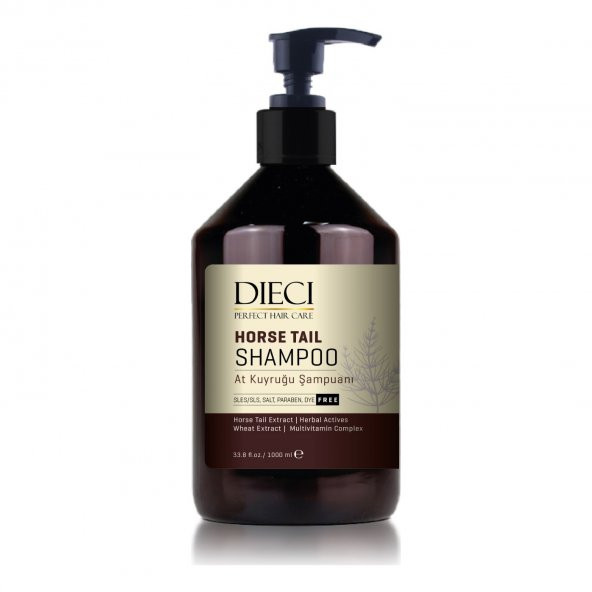Dieci Horse Tail Shampoo - At Kuruğu Şampuanı 1000 ML