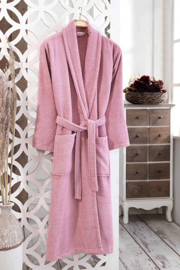 Elmira Battal Boy Büyük Beden Kadın / Erkek Şalyaka Bornoz 2xl-4xl - 6