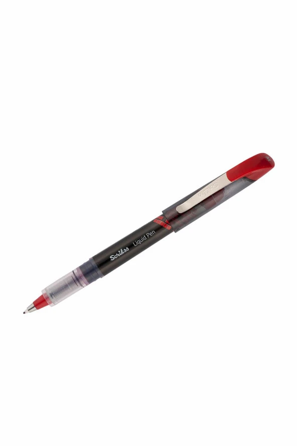 Scrikss Roller Kalem Liquid Pen Konik Uç Kırmızı LP-68