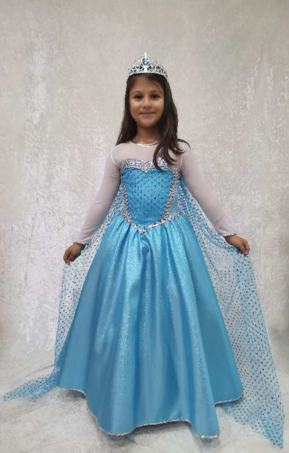 MAVİ ELSA KOSTÜMÜ - 2
