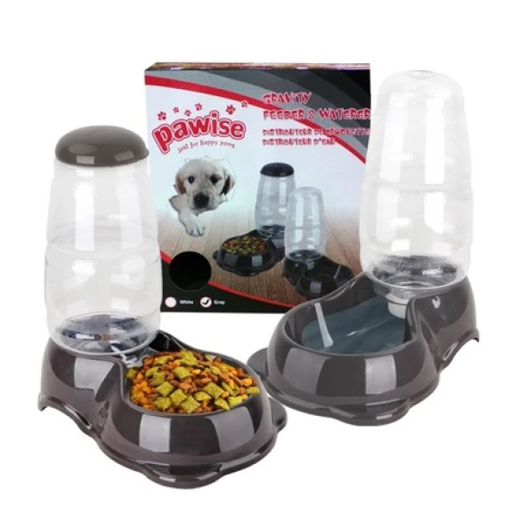 Pawise Kedi Köpek Otomatik Mama Ve Su Kabı