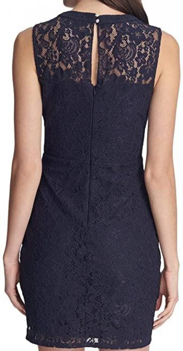 Bayan Lacivert Kolsuz V Yaka Kısa - 2